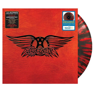 AEROSMITH Greatest Hits Vinyl, Cover Dent (WM, Black Red, 12', 1LP)