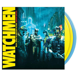 OST Watchmen Soundtrack Music From The Motion Picture Vinyl, Cover Dent (Blue/Yellow, 12', 3LP)