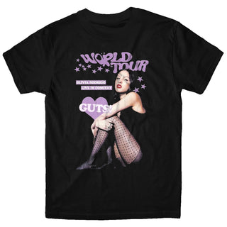 OLIVIA RODRIGO Guts World Tour Oversized Tshirt (HT, Black)
