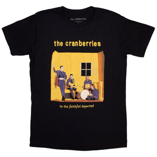 THE CRANBERRIES Faithfully Departed Cover Tshirt (RO, Black)