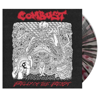 COMBUST Belly of the Beast Vinyl (Clear Black Red Splatter, 12', 1LP)
