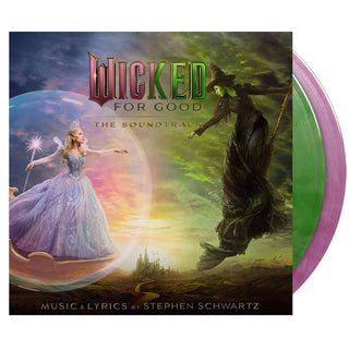 OST Wicked: For Good - The Soundtrack Vinyl, Cover Dent (Target, Pink Green Shimmer, 2LP)
