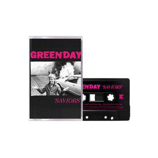 GREEN DAY Saviors Cassette, Case Dent (Black, Jewel Case)