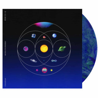 COLDPLAY Music Of The Spheres Recycled Vinyl (Blue, 12', 1LP)