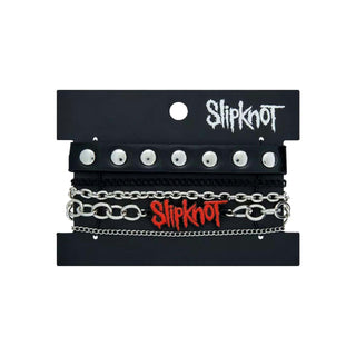 SLIPKNOT Logo Chain Bracelet Set Accessory