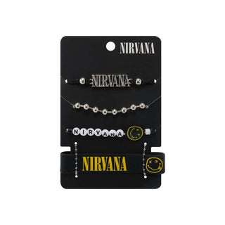 NIRVANA Logo Bracelet Set Accessory