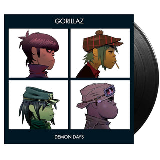 GORILLAZ Demon Days Vinyl (Black, 12', 2LP)