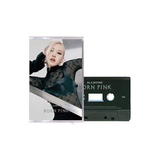 BLACKPINK Born Pink Rose   Cassette (Black, Jewel Case)