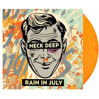 NECK DEEP Rain In July 10th Anniversary Vinyl (Orange, 12')