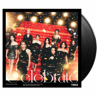 TWICE Celebrate Vinyl (Black, 12', 1LP) JP