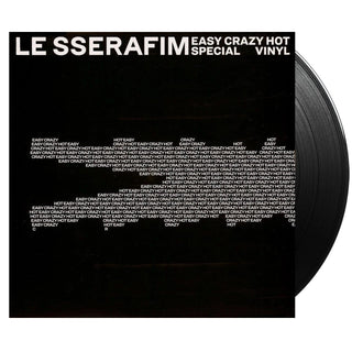 LE SSERAFIM Easy-Crazy-Hot' Vinyl (Indie, Black, 1LP)