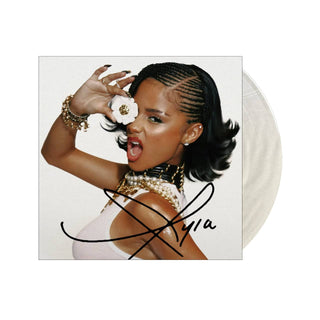 TYLA Chanel Vinyl, Signed (Clear With Silver Wisps, 7inch)