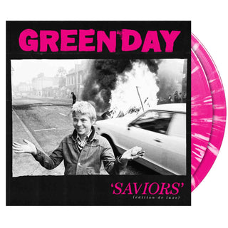GREEN DAY Saviors Deluxe Vinyl (Pink White Splatter, 2LP)