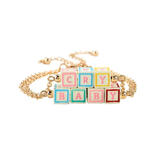 MELANIE MARTINEZ Cry Baby Blocks Bracelet Set Accessory