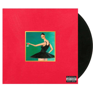 KANYE WEST My Beautiful Dark Twisted Fantasy Vinyl, Cover Dent (Black, 12', 3LP)