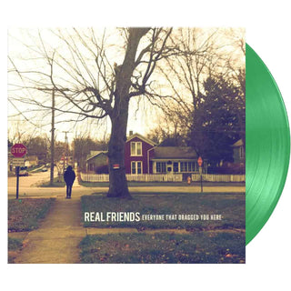 REAL FRIENDS Everyone That Dragged You Here Vinyl (EXC, Green, 12')