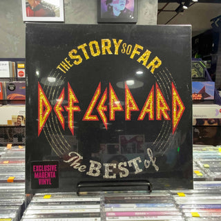 DEF LEPPARD The Best of Def Leppard Vinyl (EXC, Magenta, 12', 2LP)