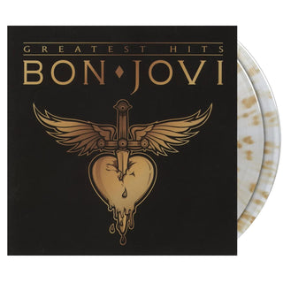 BON JOVI Greatest Hits Vinyl (BN, Clear Gold Splatter, 2LP)