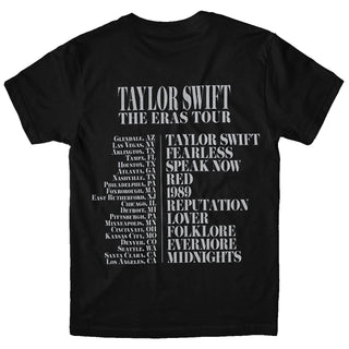 TAYLOR SWIFT The Eras Tour Through LA Tshirt (Black)