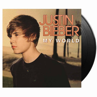 JUSTIN BIEBER My World Vinyl, Cover Dent (Black, 1LP)
