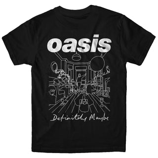OASIS Definitely Maybe Tshirt (AMP, Black)