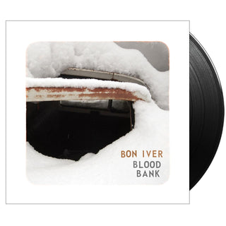 BON IVER Blood Bank Vinyl, Cover Dent (Black, 1LP)