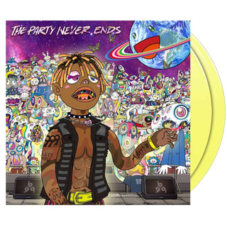 JUICE WRLD The Party Never Ends Vinyl (EXC, Yellow, 12', 2LP)