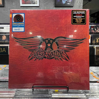 AEROSMITH Greatest Hits Vinyl, Cover Dent (WM, Black Red, 12', 1LP)