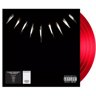 KENDRICK LAMAR Black Panther Soundtrack Vinyl, Cover Dent (Target, Red, 1LP)