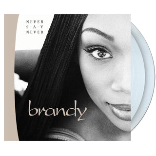 BRANDY Never Say Never Vinyl (Target, Crystal Clear, 2LP)