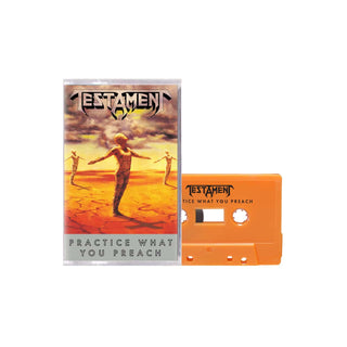 TESTAMENT Practice What You Preach Cassette (Orange, Jewel Case)