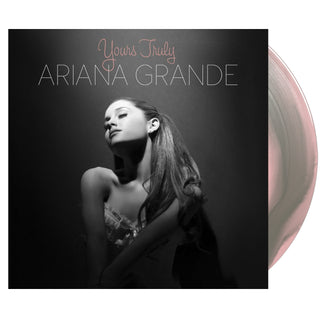 ARIANA GRANDE Yours Truly Vinyl, Cover Dent (UO, Pink And Grey Swirl, 12', 1LP)