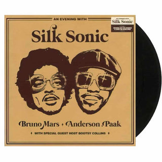 SILK SONIC An Evening with Silk Sonic Standard Vinyl, Cover Dent (Black, 1LP) US