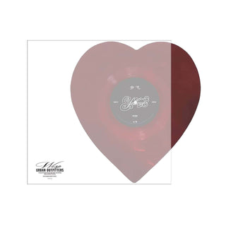 WISP Yellow / All i need Heart Shaped Vinyl, Cover Dent (Red, 7')