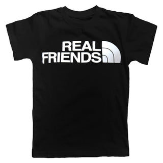 REAL FRIENDS North Face Tshirt (Black)