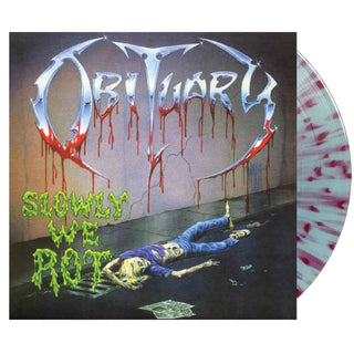 OBITUARY Slowly We Rot Vinyl (Blue Corpse Blood Splatter, 1LP)