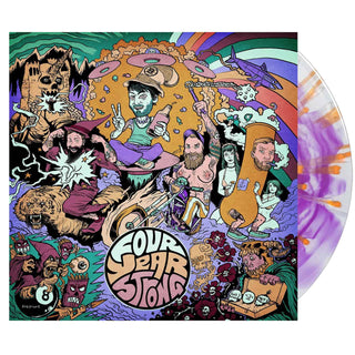 FOUR YEAR STRONG Self Titled Vinyl (Clear With Orange Purple Splatter, 12', 1LP)