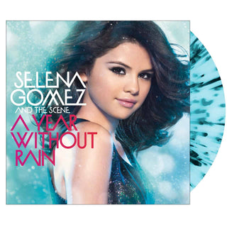 SELENA GOMEZ  A Year Without Rain Vinyl (Blue Black Splatter, 1LP)