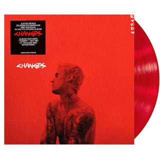 JUSTIN BIEBER Changes Vinyl (Red, 2LP)