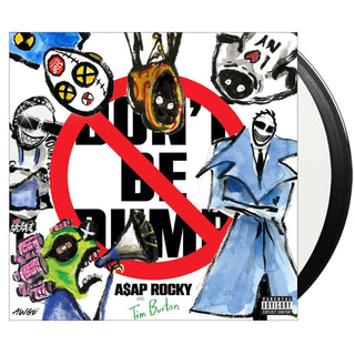 A$AP ROCKY Don't Be Dumb Vinyl, Cover Dent (Black White, 12', 2LP)