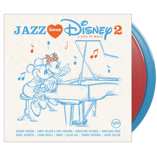 OST Jazz Loves Disney 2: A Kind Of Magic Vinyl (Red Blue, 12', 2LP)