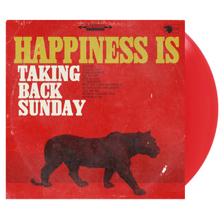 TAKING BACK SUNDAY Happiness Is Vinyl (Translucent Red, 12', 1LP)